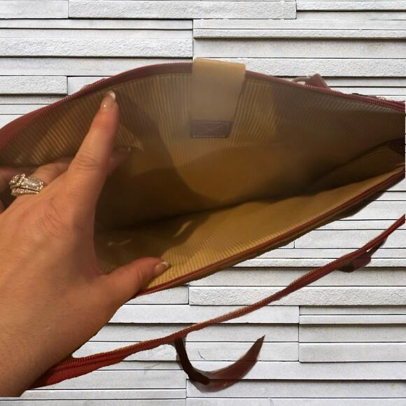 Franklin Covey Red Computer Bag / Briefcase - Picture 6 of 8